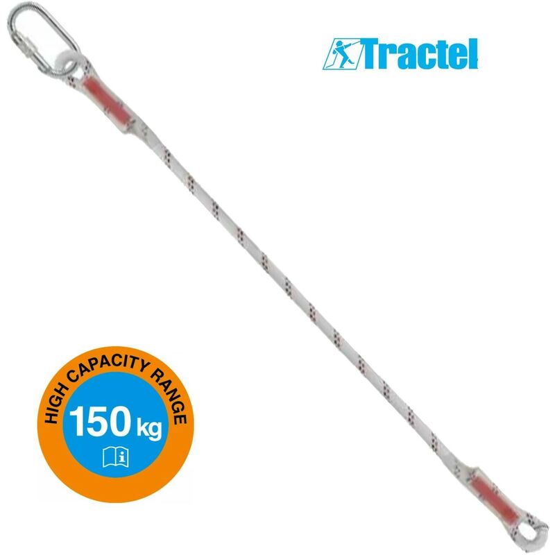 foto del prodotto cordino intrecciato per imbracatura anticaduta ld 11 1,5 mt b 10 tractel