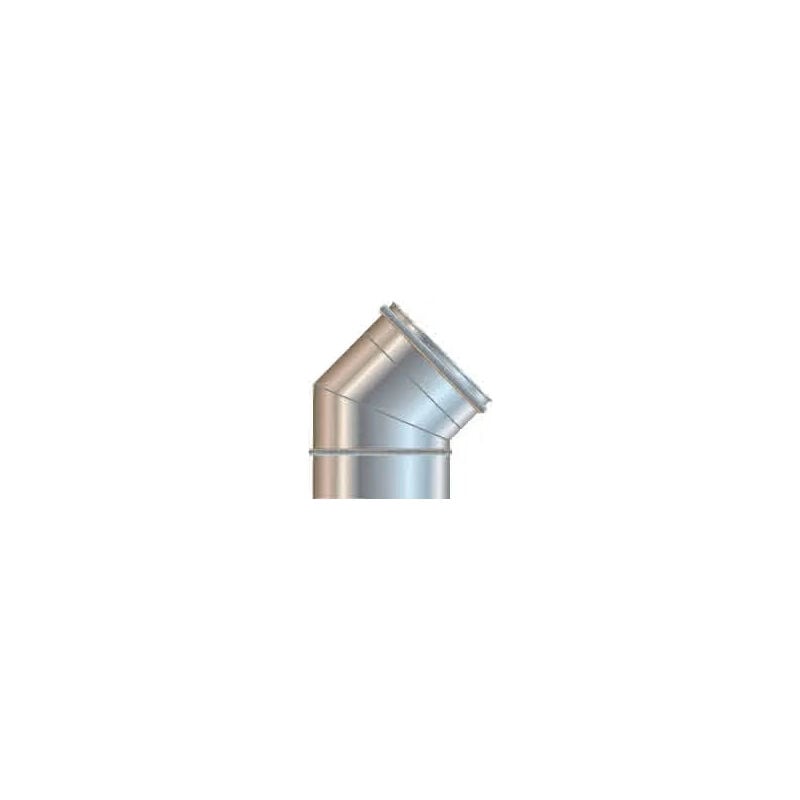 foto del prodotto cordivari curva 45 monoparete acciaio inox aisi 304 100 sp 0,5 mm europrofil