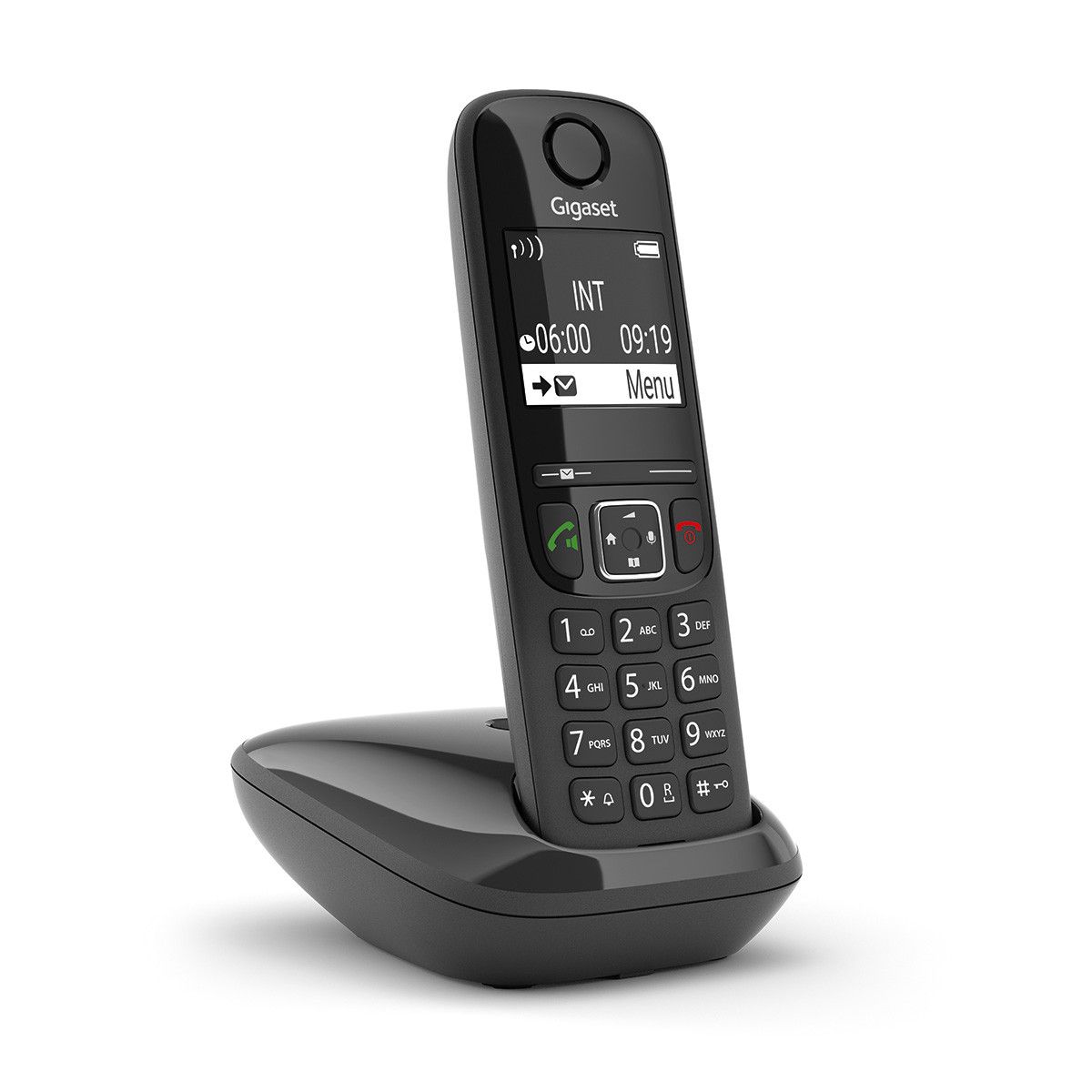 foto del prodotto cordless siemens gigaset as690 black vivavoce - as690blk