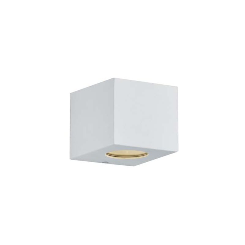 foto del prodotto cordoba applique led da esterno cubo bianco con diffusori intercambiabili l.10cm