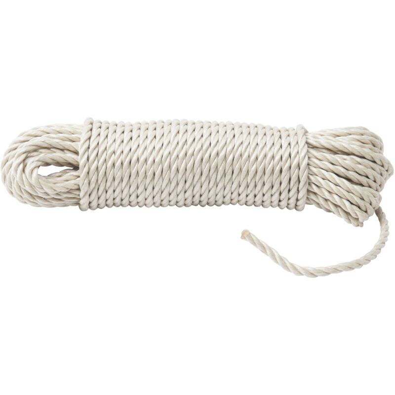 foto del prodotto cordone beige 25m werka pro 6 mm resistenza 550 kg 
