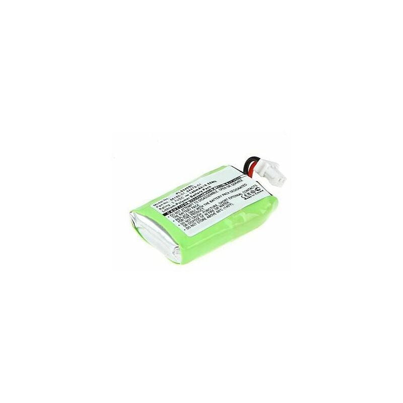foto del prodotto coreparts batteria per cuffie wireless 0,5wh li-pol 3,7v 140mah, 84479-01, 86180-01 cs540, cs540a, s 0,5wh li-pol 3,7v 140mah nero, per plantronics