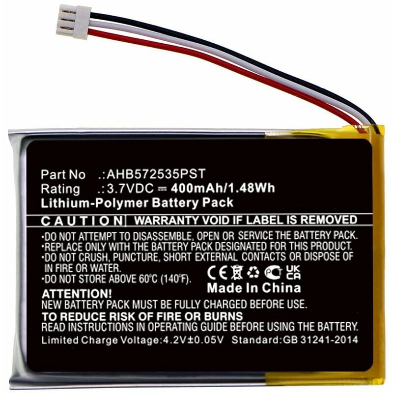 foto del prodotto coreparts batteria per cuffie wireless, ahb572535pst