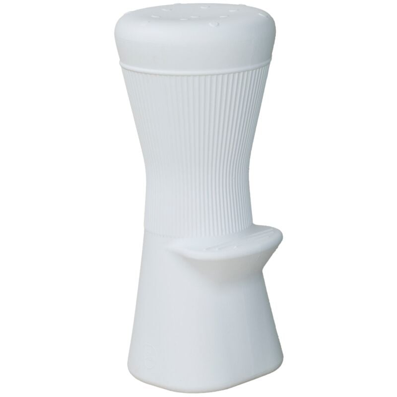 foto del prodotto corfu 74 sgabello rotondo resistente, alto 74 cm, per uso interno ed esterno. realizzato in polietilene