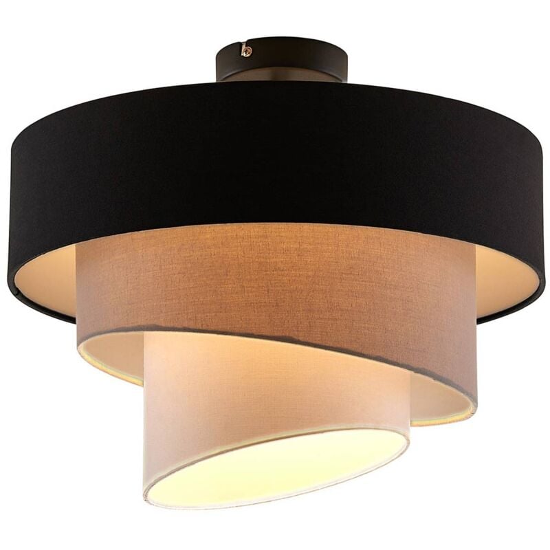 foto del prodotto coria' in nero da tessuto - lindby