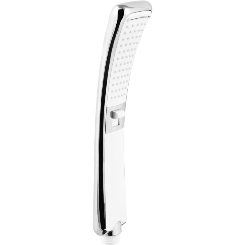 foto del prodotto cornat doccetta kinnay 95 x 50 mm cromato bianco 2 tipi di getto getto normale e a freddo anticalcare risparmio idrico soffione eco