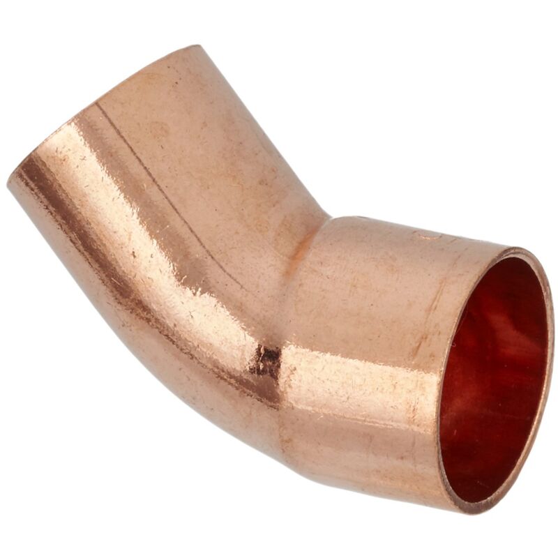 foto del prodotto cornat saldatura a 45 gradi rame, 1 manicotto a, b 15 mm, 10 1 pezzo, t564015, bronzo