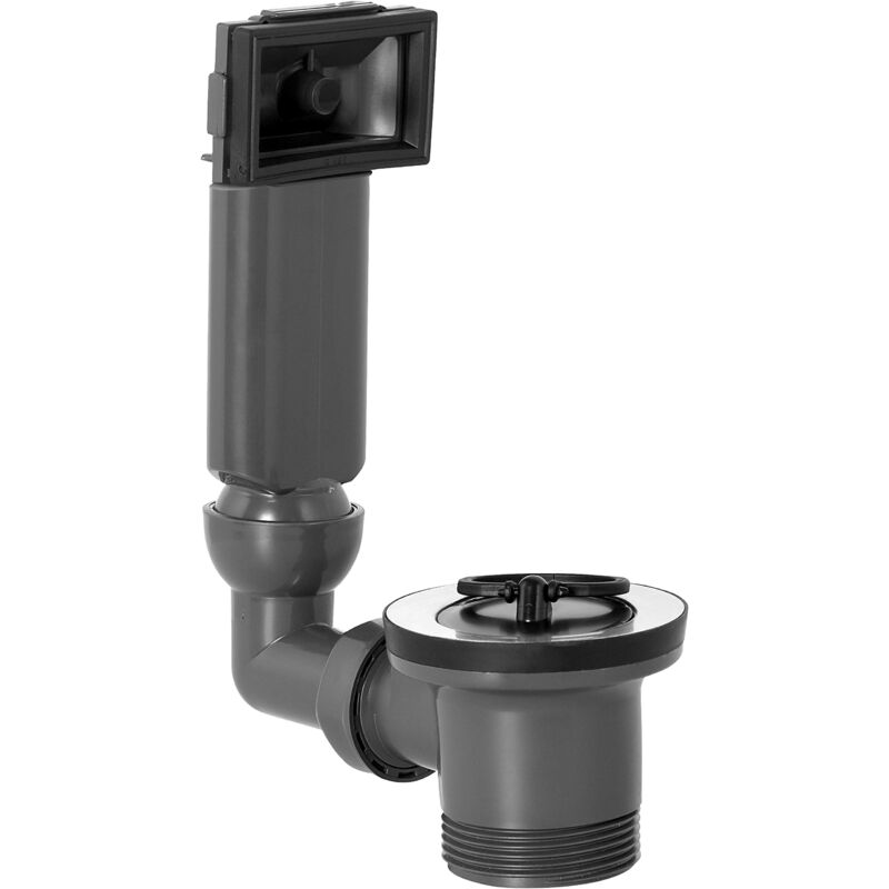 immagine 0 del prodotto cornat set di scarico e troppopieno riciclati per lavelli standard, filettatura esterna da 3,8 cm, in plastica riciclata, qualit made in germany,