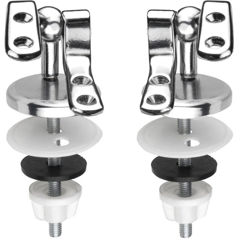 foto del prodotto cornat tec364891 cerniera per sedile wc con supporto, colore trasparente