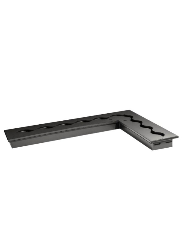 foto del prodotto corner l 700 bruciatore inserto a bioetanolo angolare da incasso