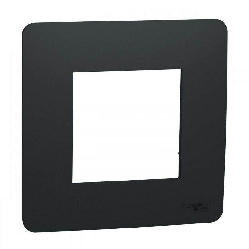 foto del prodotto cornice 1 elemento antracite new unica studio schneider nu200254