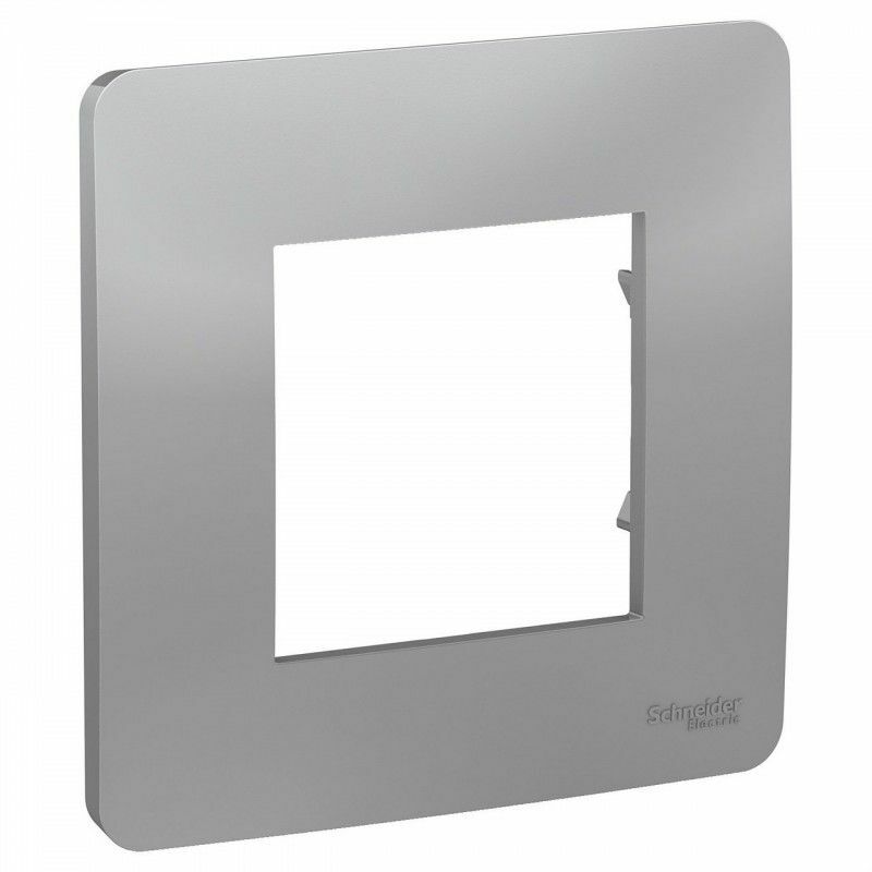 foto del prodotto cornice 1 elemento in alluminio new unica studio schneider nu200230