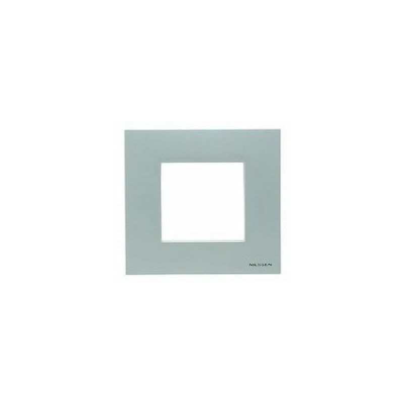 foto del prodotto cornice 1 elemento silver niessen zenit n2271 pl