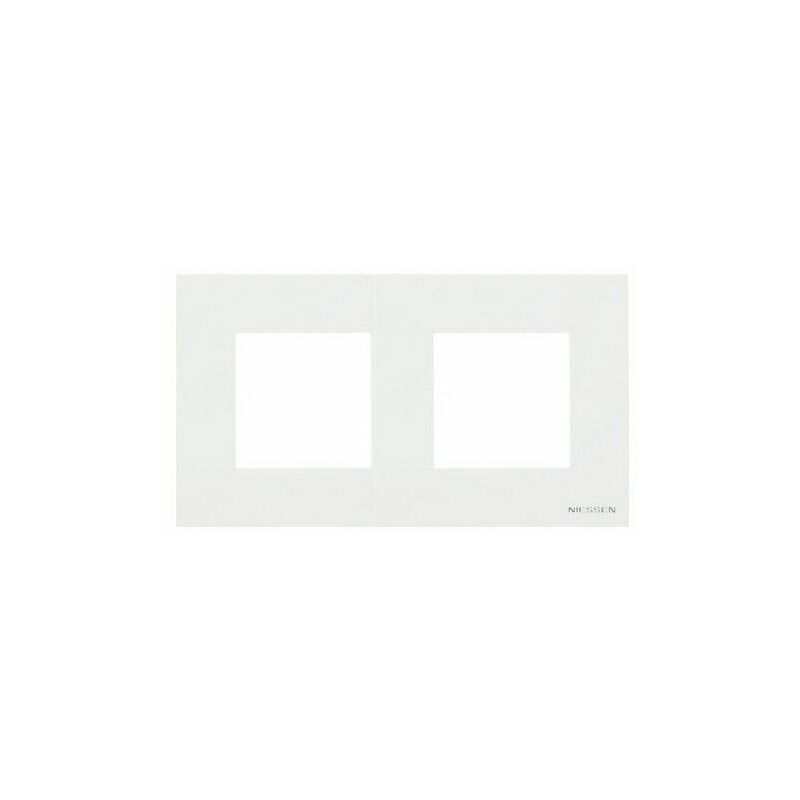foto del prodotto cornice 2 elementi bianco niessen zenit n2272 bl