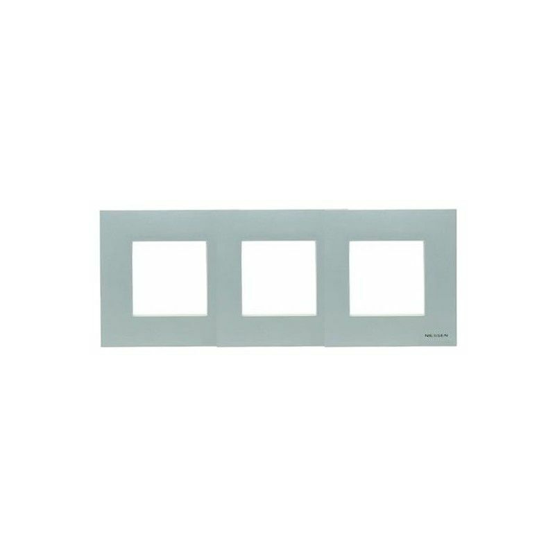 foto del prodotto cornice 3 elementi silver niessen zenit n2273 pl