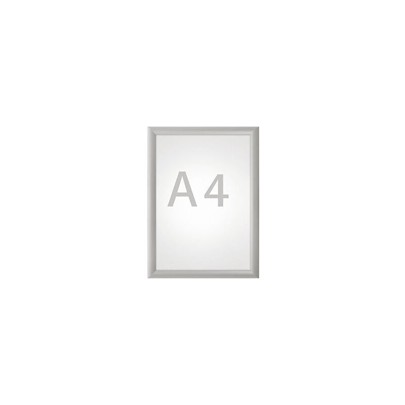 foto del prodotto cornice a scatto standard argento per uni a4 maul