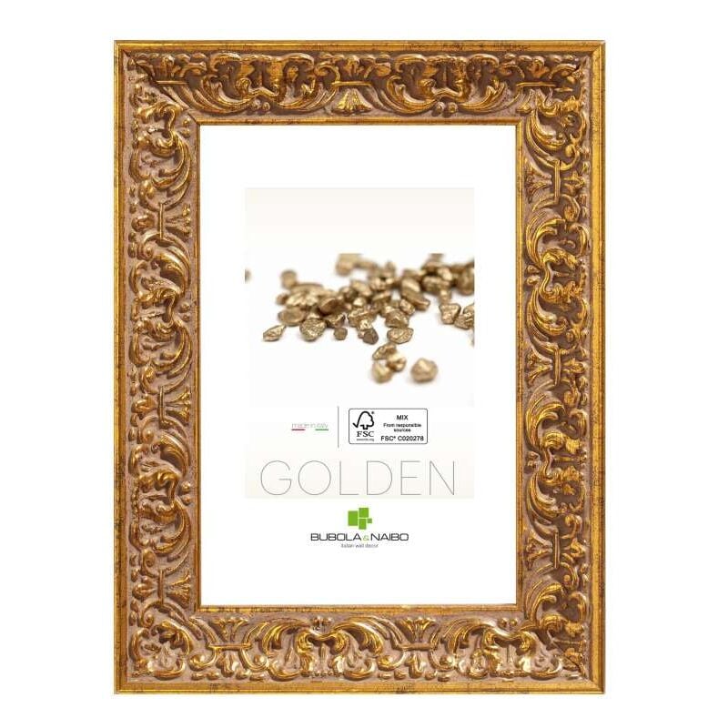 foto del prodotto cornice amber oro 13 x 18 cm