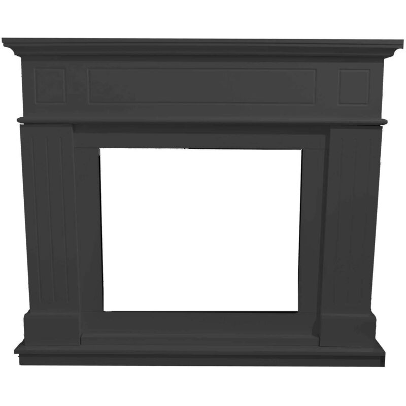 foto del prodotto cornice caminetti pienza grigio scuro cm 94,9x110x24,9 sined cornice camino pienza grigio