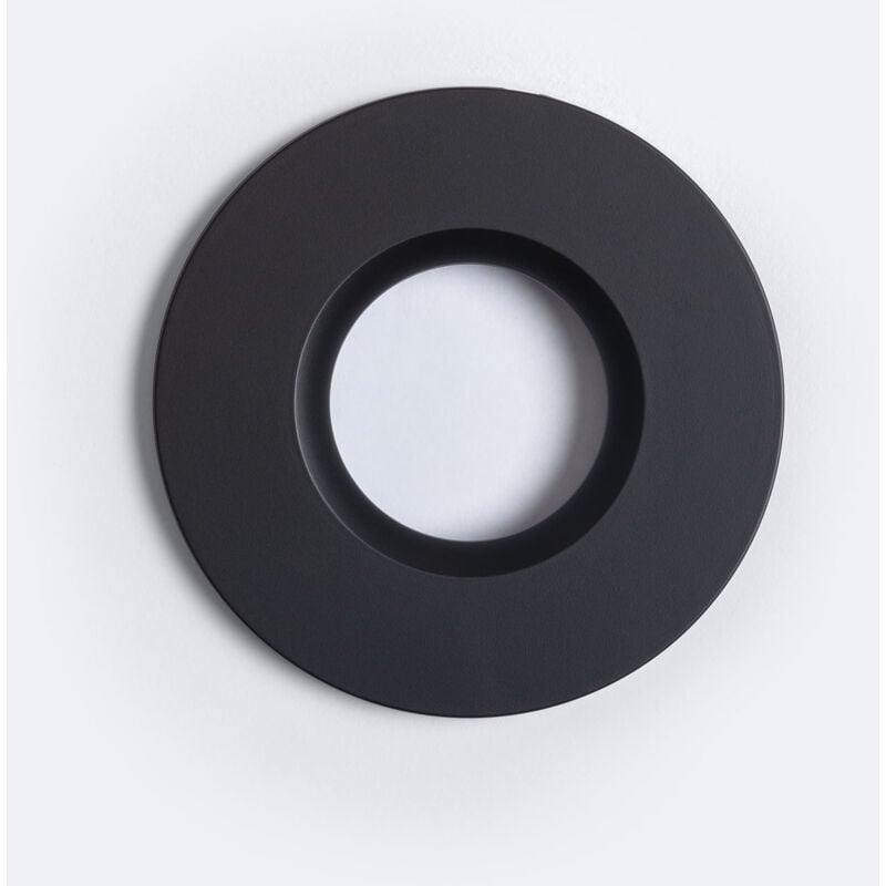 foto del prodotto cornice decorativa per downlight led circolare 4cct regolabile ip65 nero