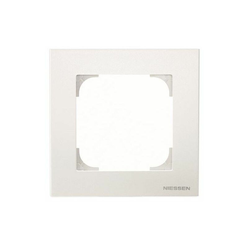 foto del prodotto cornice di base 1 elemento bianco niessen sky 8571.1 bl