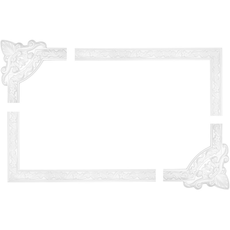 foto del prodotto cornice di parete e soffitto fregio stucco telaio resistente agli urti ac207 segmento ac207 11 275 x 275 x 26 mm
