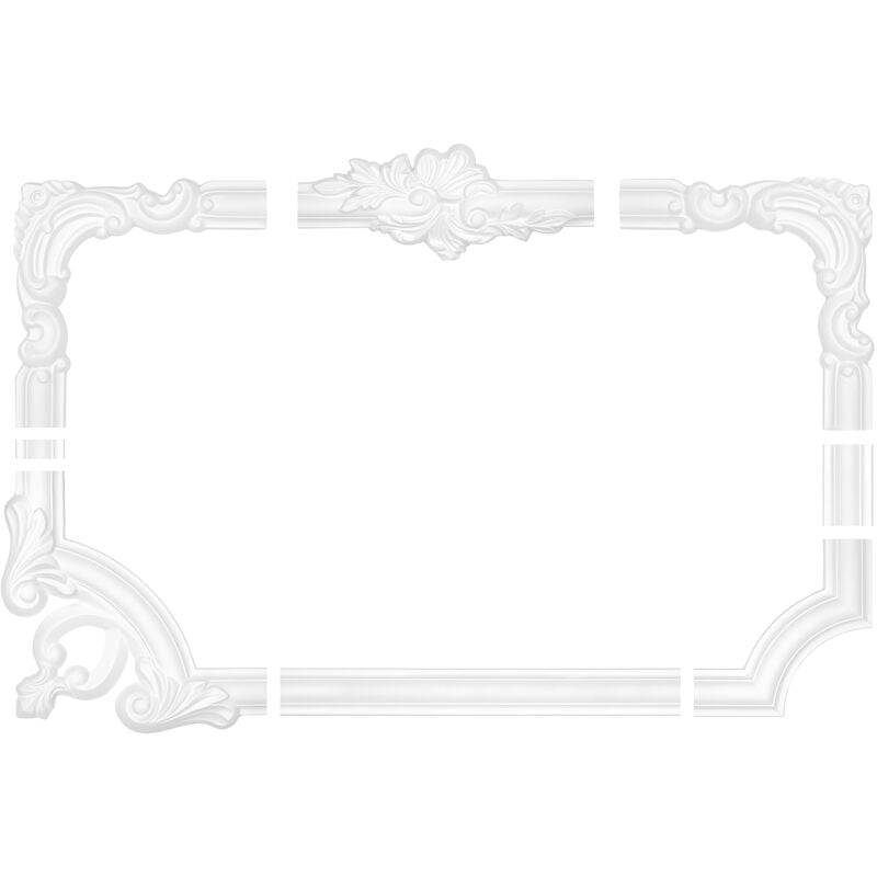 foto del prodotto cornice di parete e soffitto fregio stucco telaio resistente agli urti ad332 segmento ad332 12 235 x 110 x 20 mm
