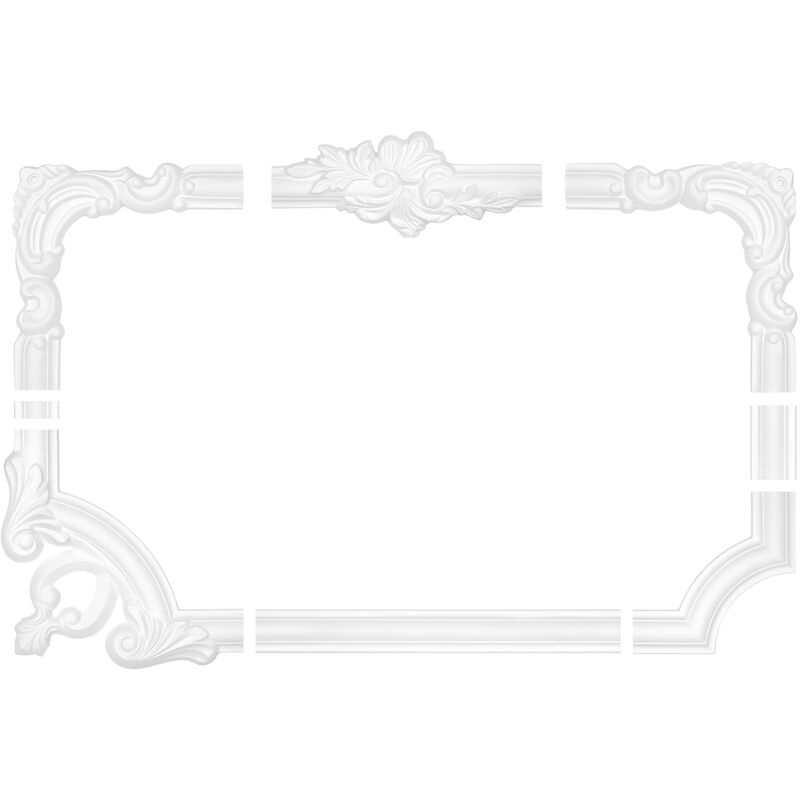 foto del prodotto cornice di parete e soffitto fregio stucco telaio resistente agli urti ad332 segmento ad332 13 155 x 155 x 15 mm