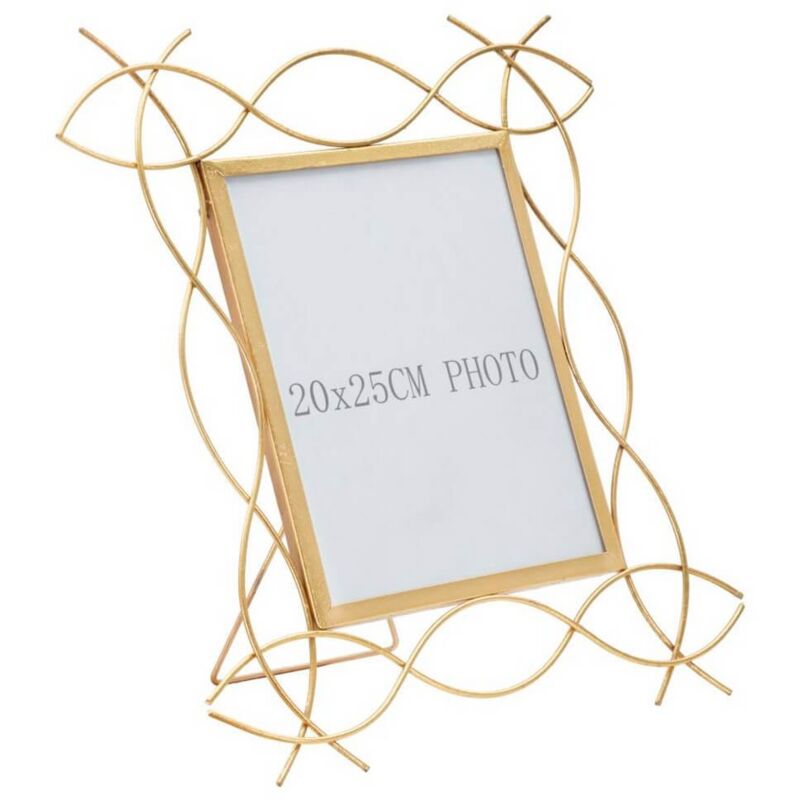 foto del prodotto cornice ferro glam grande cm 35,5x1,5x37 interno 20x25 iron glam x