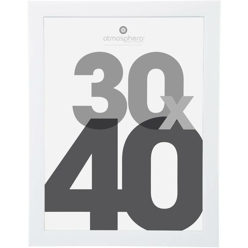 foto del prodotto cornice fotografica bianca lise 30x40cm atmosphera cr ateur d int rieur