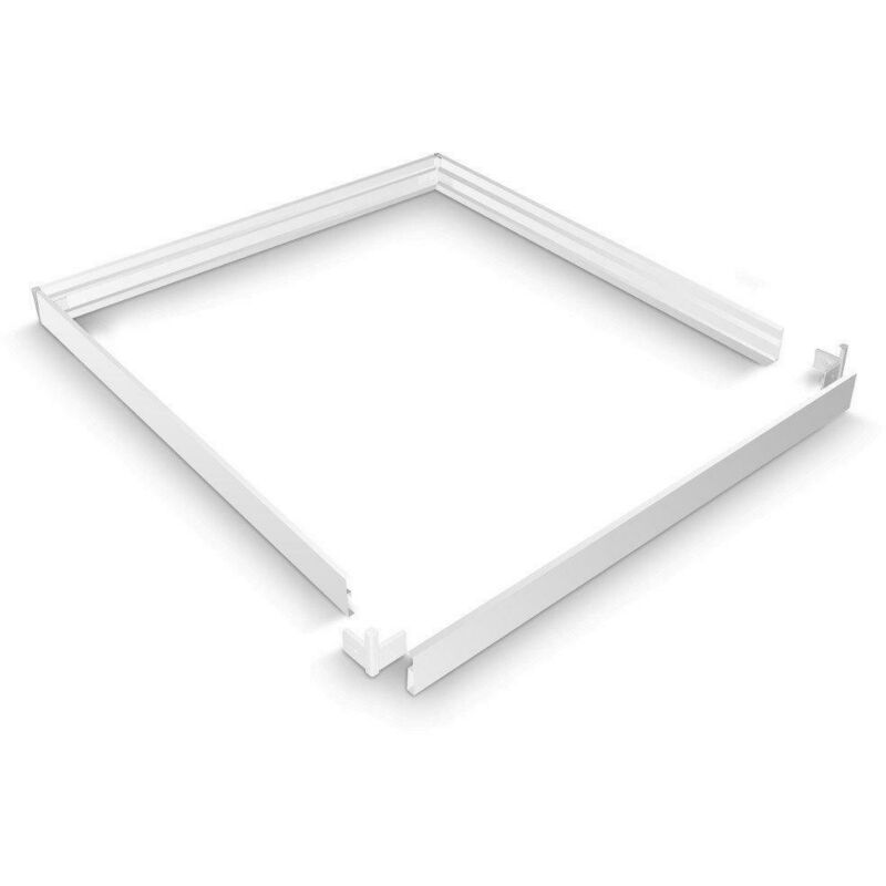 foto del prodotto cornice in alluminio plafone installazione pannello led 60x60 kit plf century