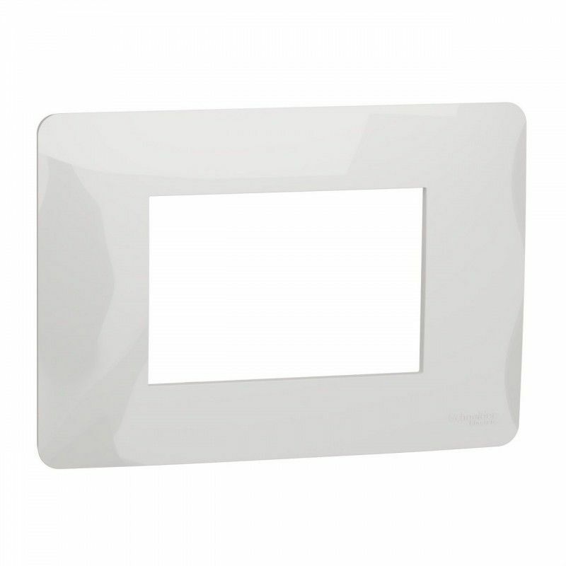 foto del prodotto cornice italiana 3 moduli polar new unica studio schneider nu210318