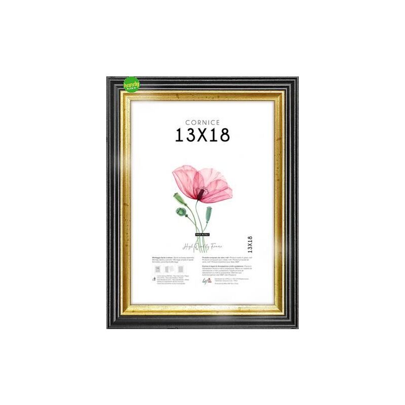 foto del prodotto cornice lupia black gold 13x18cm
