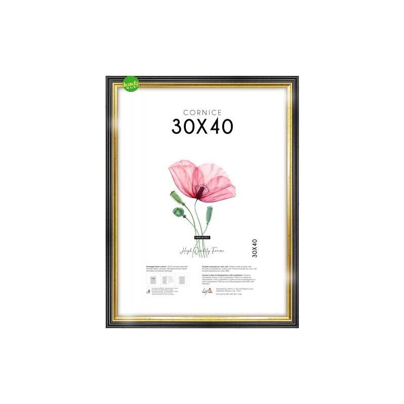foto del prodotto cornice lupia black gold 30x40cm