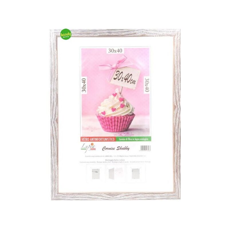 foto del prodotto cornice lupia shabby 30 x 40 cm