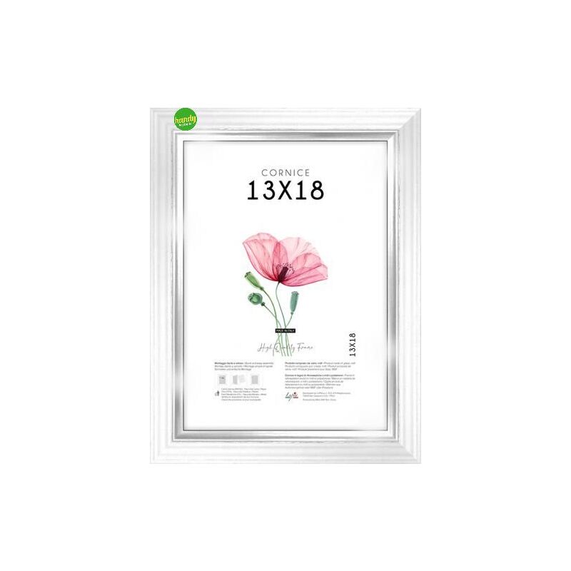 foto del prodotto cornice lupia white silver 13x18cm