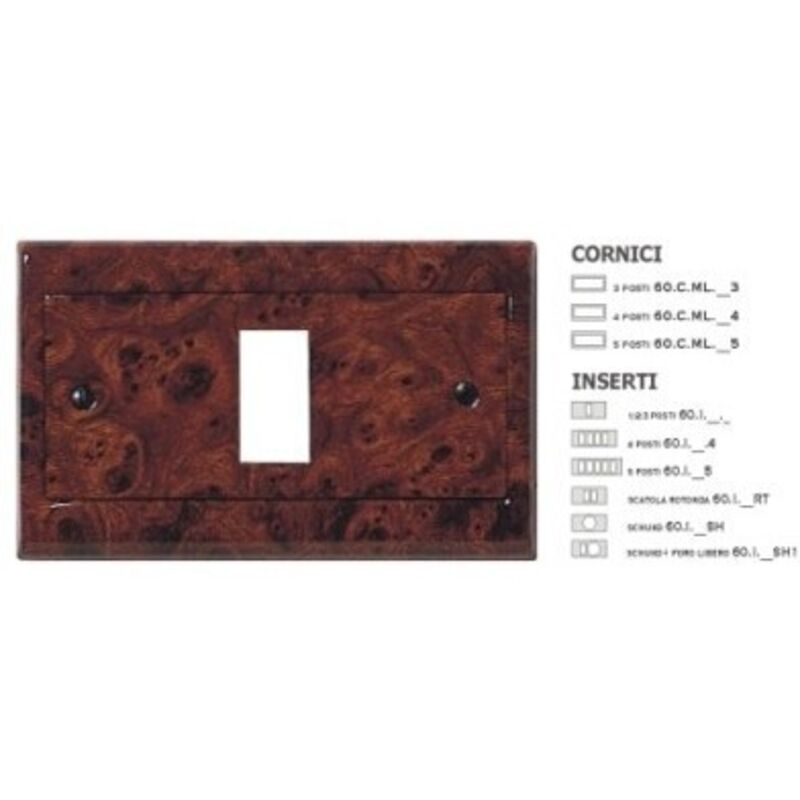 foto del prodotto cornice metallica radica semiopaco 4p master cod. 60cml424 