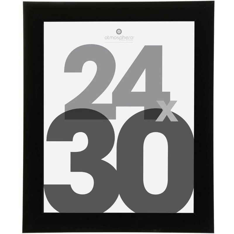 foto del prodotto cornice nera lise 24x30cm atmosphera cr ateur d int rieur