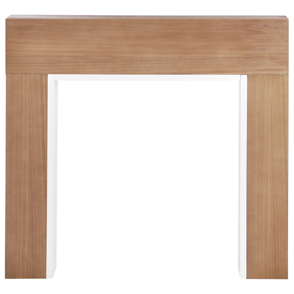 foto del prodotto cornice per camino mdf in legno chiaro stile tradizionale moderno