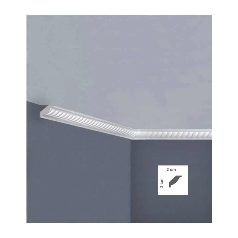 foto del prodotto cornice polistirene cm.200 art. x35 sf35 . prezzo per 1 pezzo.
