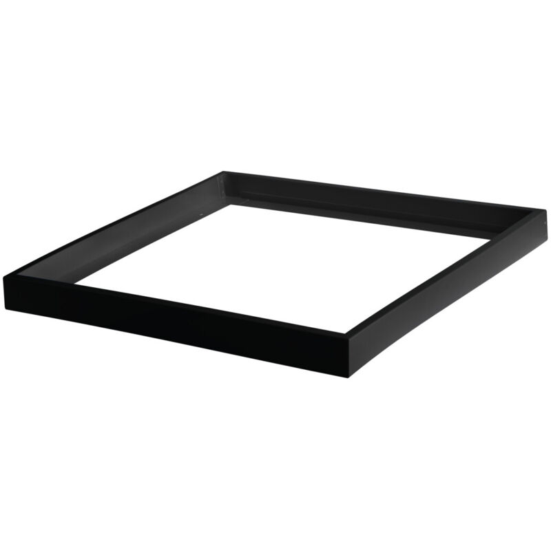 foto del prodotto cornice protesa acciaio nero 600 600x600mm quadrato kanlux