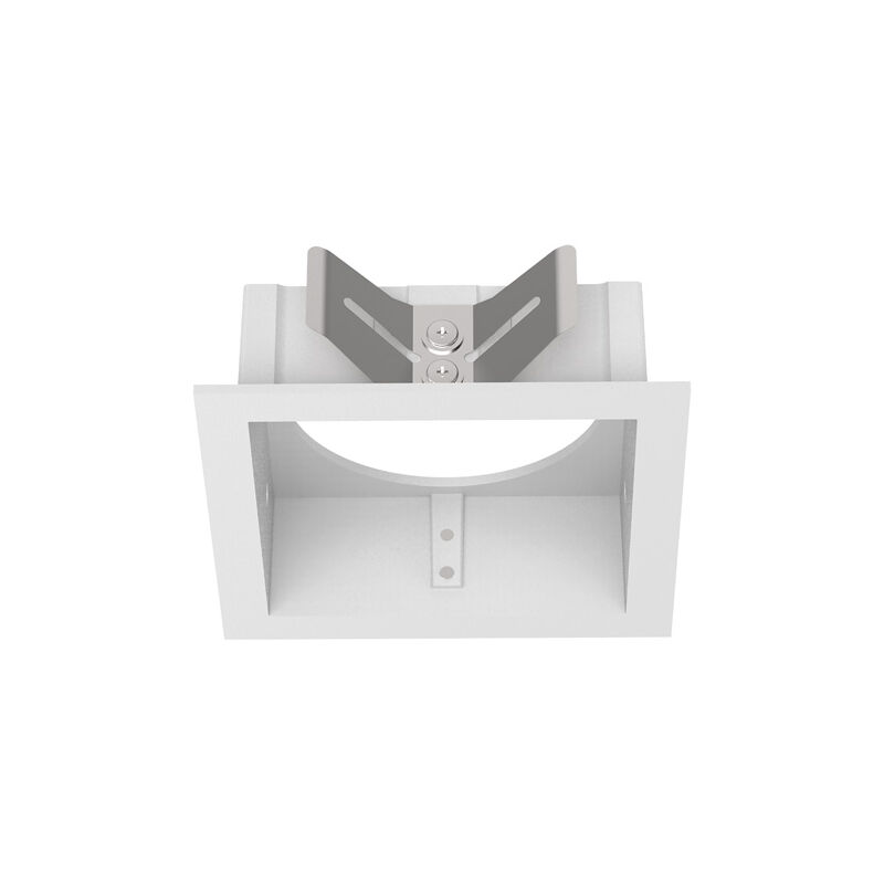 foto del prodotto cornice quadrata singola a incasso contemporanea bento metallo bianco