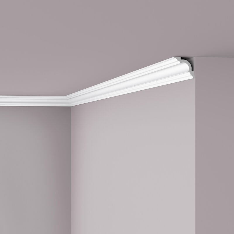 foto del prodotto cornice soffitto parete nmc a2 nomastyl noel marquet modanatura tipo stucco design classico senza tempo bianco 2 m
