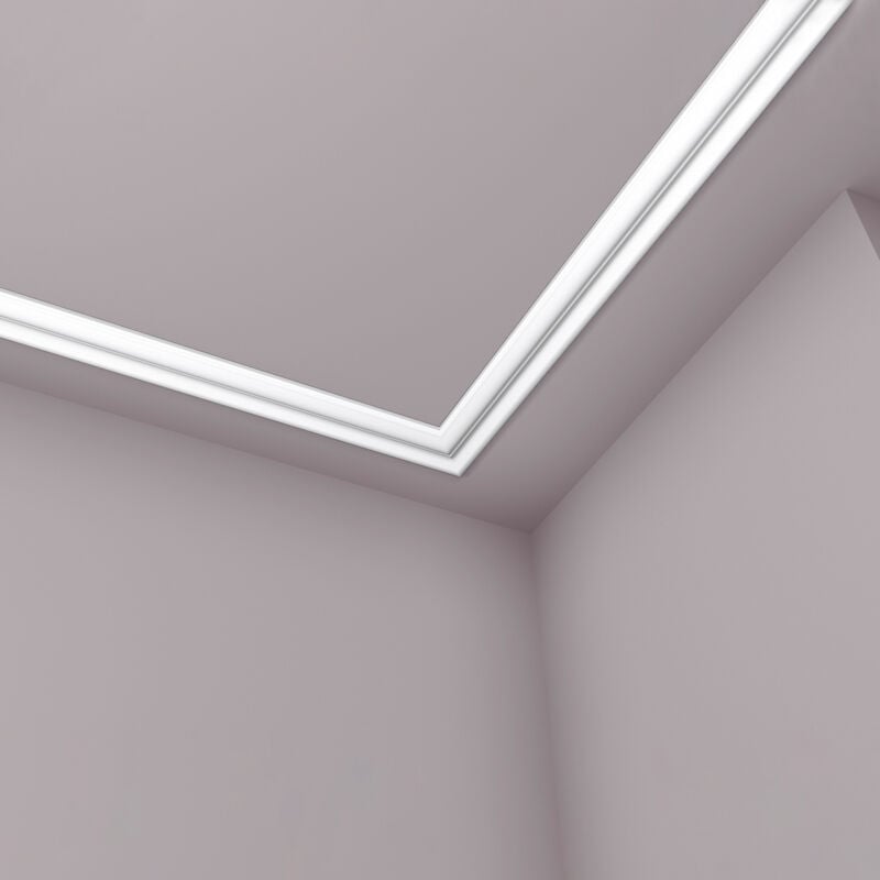 foto del prodotto cornice soffitto parete nmc n nomastyl noel marquet modanatura tipo stucco design moderno bianco 2 m