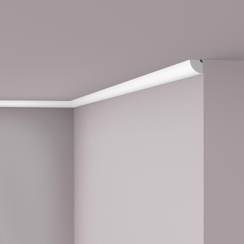 foto del prodotto cornice soffitto parete nmc qr nomastyl noel marquet modanatura tipo stucco design moderno bianco 2 m