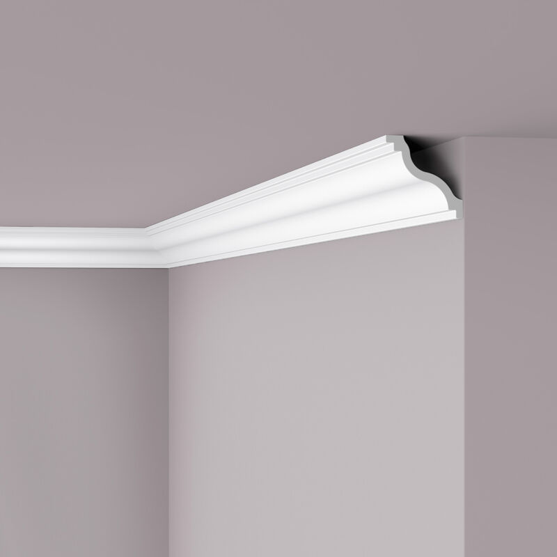 foto del prodotto cornice soffitto parete nmc sl nomastyl noel marquet modanatura tipo stucco design classico senza tempo bianco 2 m