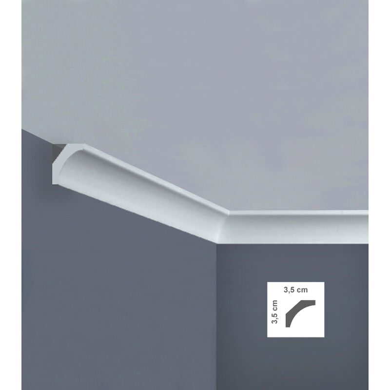foto del prodotto cornice soffitto xps 3,5x3,5x200 cm art. i705