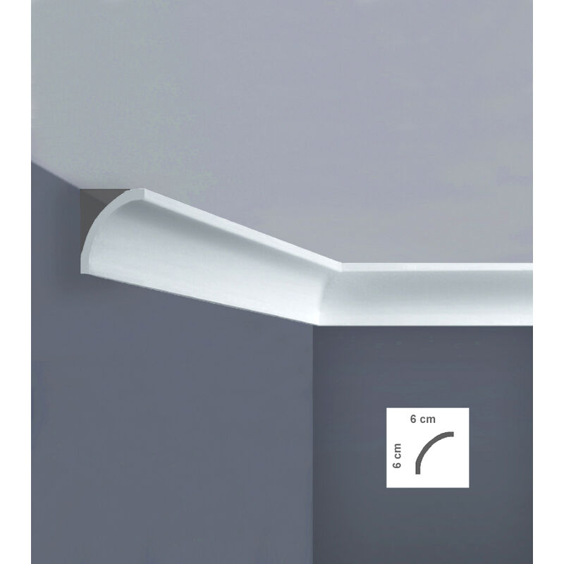 foto del prodotto cornice soffitto xps 6x6x200 cm art. i762