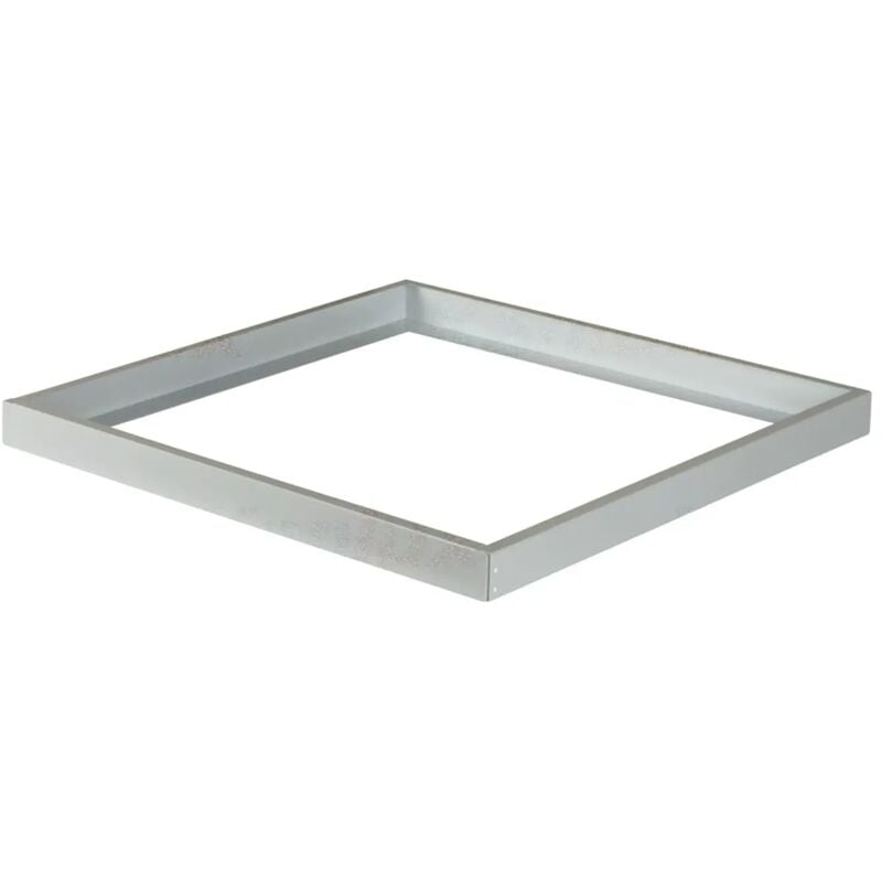 foto del prodotto cornice supporto telaio montaggio pannello led 60x60 cm grigio