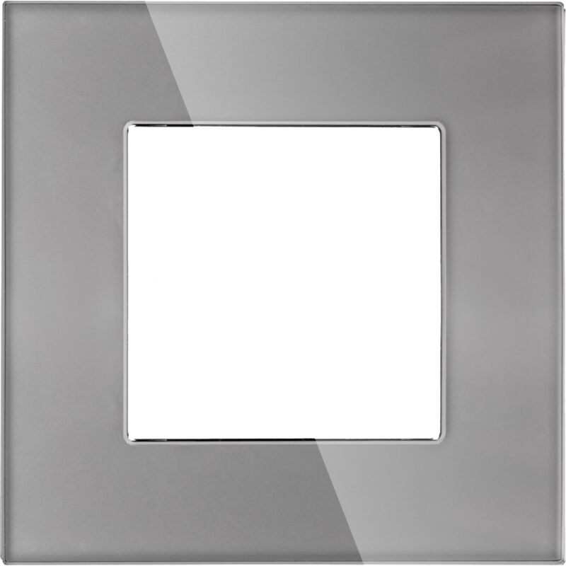 foto del prodotto cornice vetro singolo 1f grigio dc smart home