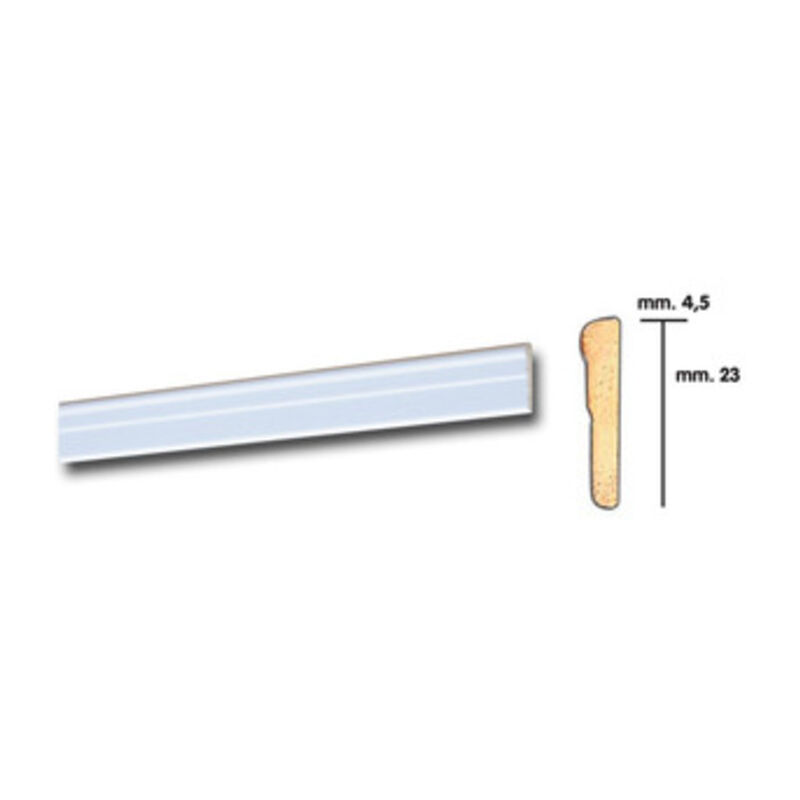 foto del prodotto cornice x parati 4,5x23 bianco h.200 barocco. prezzo per 1 pezzo.